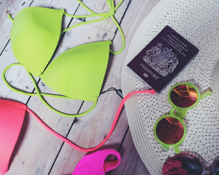 bikini and passport