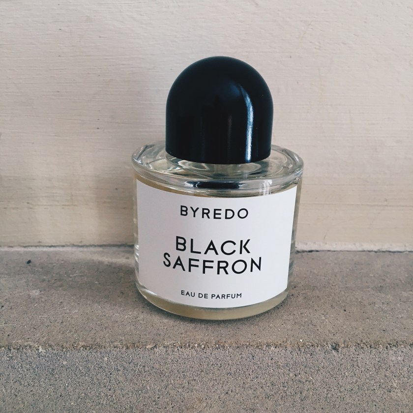 byredo black saffron perfume bottle